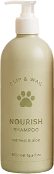 Nourish shampoo bottle